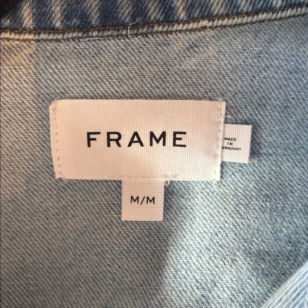 Frame Rossum 2 Year Rips Denim Jacket - Picture 3 of 5